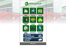 Tablet Screenshot of brownsautomotiveva.com